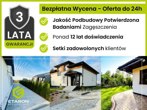 Układanie kostki brukowej brukarstwo UŁOZENIE KOSTKI brukowej