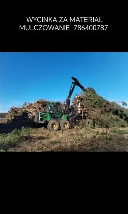 Wycinka karczowanie mulczowanie biomasa