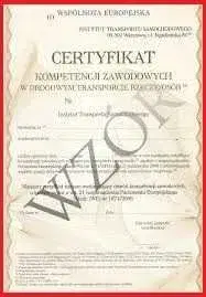 Użyczę Certyfikat Kompetencji Zawodowych / CKZ na fakturę