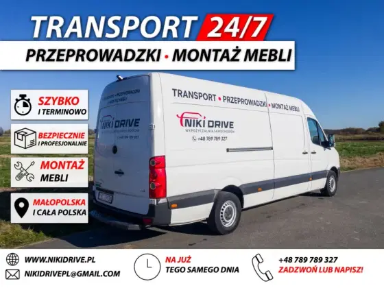 Ekspresowe Usługi Transportowe | Przeprowadzki | Montaż Mebli | 24/7