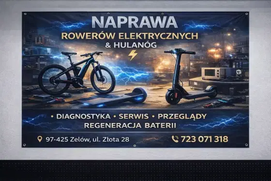 „Ekspresowa Naprawa Rowerów Elektrycznych i Hulajnóg