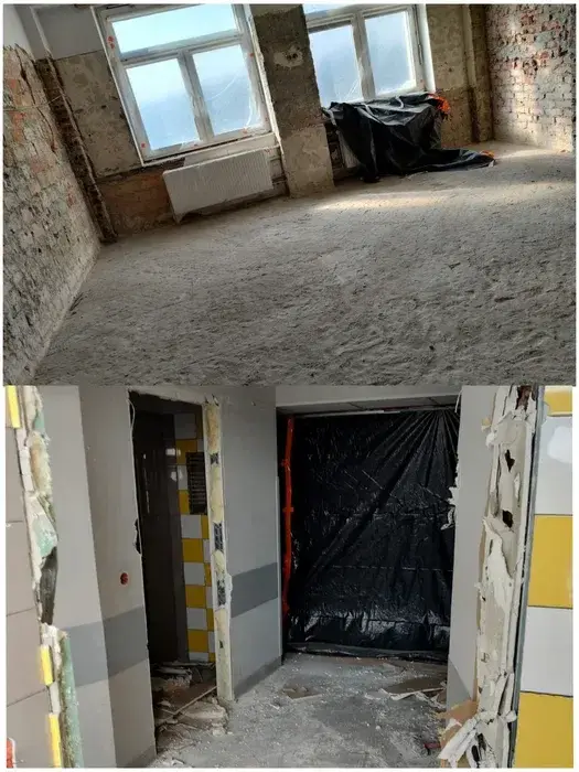 Wyburzenia i rozbiórki, skuwanie tynków Posadzek, mycie elewacji