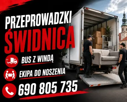 Przeprowadzki Świdnica | Bus z windą | Ekipa do noszenia | RTV I AGD