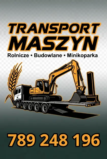 Transport maszyn rolniczych I budowlanych