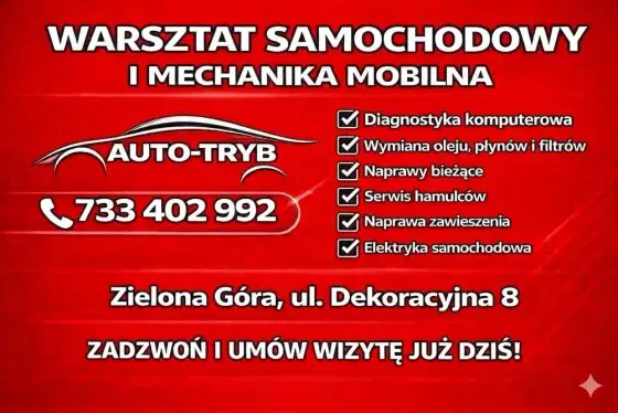 Mobilny mechanik samochodów osobowych
