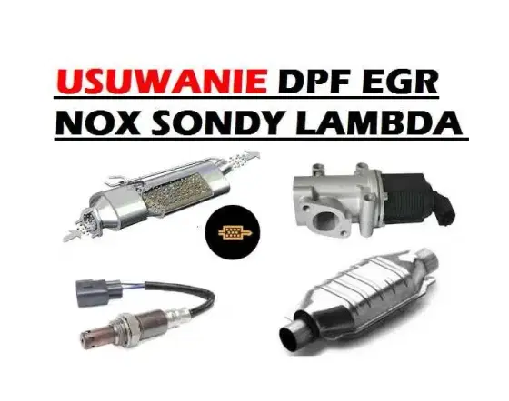 Usuwanie EGR Wyłączenie ADBLUE NOX Lambda dpf sonda klapy filtra sondy - Usługi motoryzacyjne - uslugi-motoryzacyjne - Bytom - Śląskie