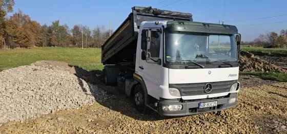 Usługi transportowe, wywrotka, przewóz kruszywa