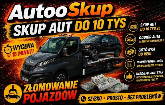 Skup Aut Każdy Stan Auto Skup Złomowanie Aut Skup Samochodów Kasacja P