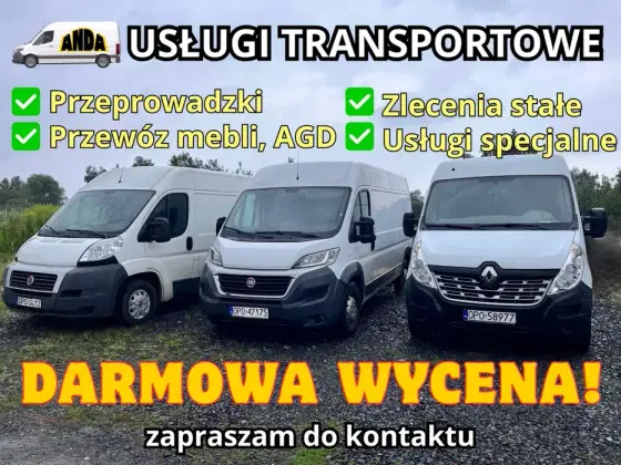 USŁUGI TRANSPORTowe opole przewóz rzeczy transport mebli przeprowadzka