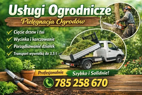 Usługi Ogrodnicze Wycinka Drzew Skracanie tui Koszenie Wertykulacja