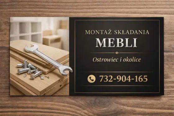 Montaż mebli ( skręcanie mebli )