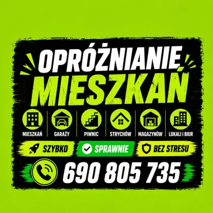 Opróżnianie mieszkań Wałbrzych Wywóz mebli | Piwnice | Garaże | Gruzu