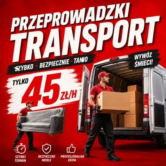Przeprowadzki tani Transport,Przewoz Rzeczy