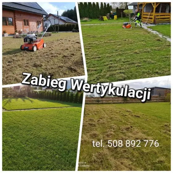 Wertykulacja, Aeracja, Usługi GLEBOGRYZARKą separacyjną