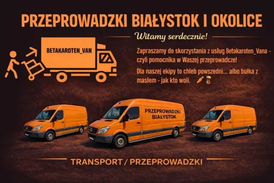 Przewóz rzeczy | Kompleksowa przeprowadzka | Transport | Białystok