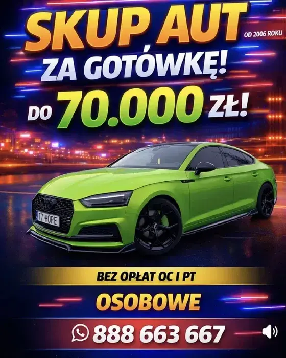 Skup samochodów Mielec......skup aut całe podkarpackie