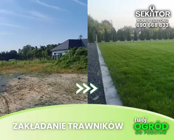 Przycinanie żywopłotów zakładanie trawnika usługi renowacja równanie