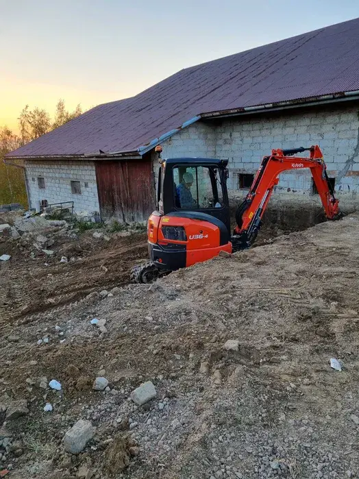 Usługi koparką WOLNE TERMINY roboty ziemne+wywrotka KOstka