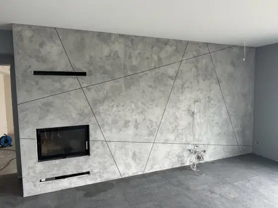 Beton architektoniczny tynki dekoracyjne elewacja rdza mikrocement