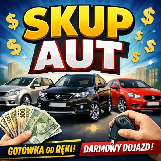 Skup samochodów za GOTÓWKĘ! Złomowanie samochodów. Skup aut
