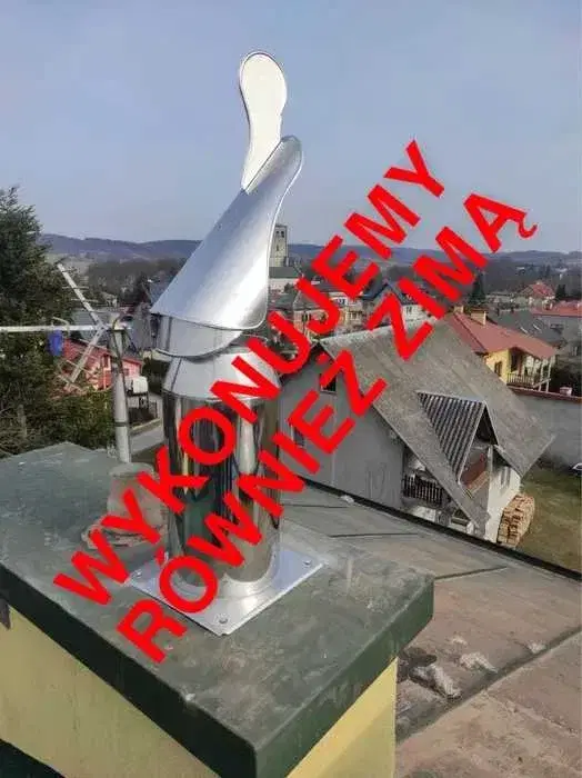 Rozwiercanie, frezowanie kominów. Kominy izolowane.