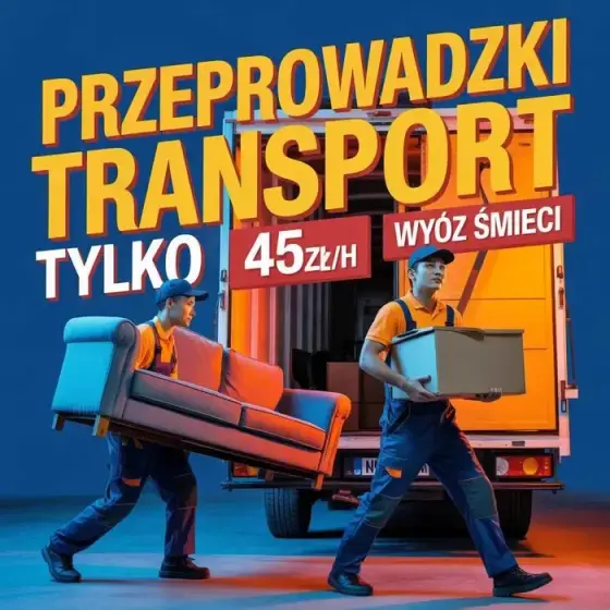PRZEPROWADZKI KRaków / tani transport / od 45zł / opróżnianie piwnic w