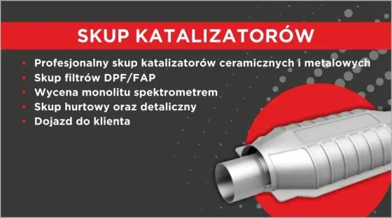 Skup Katalizatorów, filtrów DPF/FAP!! konkurencyjne ceny!!
