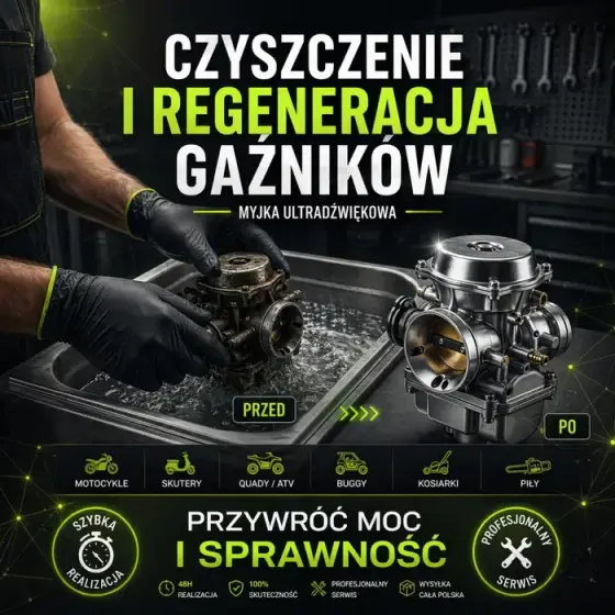 Czyszczenie i Regeneracja Gaźników Myjką Ultradźwiękowa Motocykle Quad