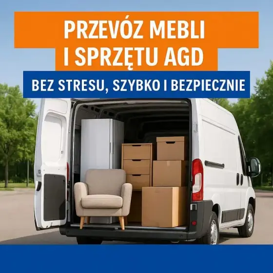 Przeprowadzki i transport Szczecin – meble, AGD, zakupy do 3,5 tony