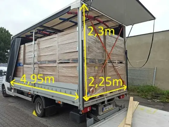 Transport Poznań BUS 25 kubików, z windą,10 Palet,skrzynia 5m, FV VAT,