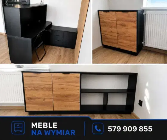 Meble na wymiar szafy komody biurka itp + montaż, skręcanie mebli IKEA