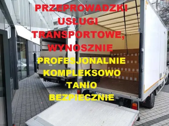 Przeprowadzki Kraków -Transport RTV AGD, Mebli Utylizacja, Wywóz