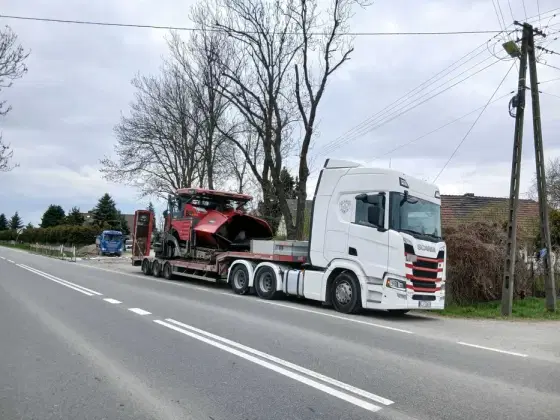 Transport Maszyn, Laweta, Niskopodwoziowy, Podczołgówa