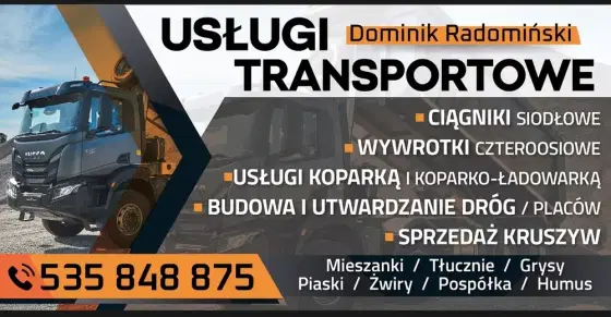 Usługi transportowe