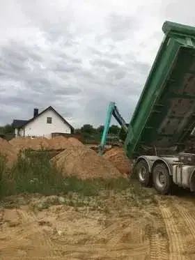 Beton, żwir, ziemia, pospółka, wykopy