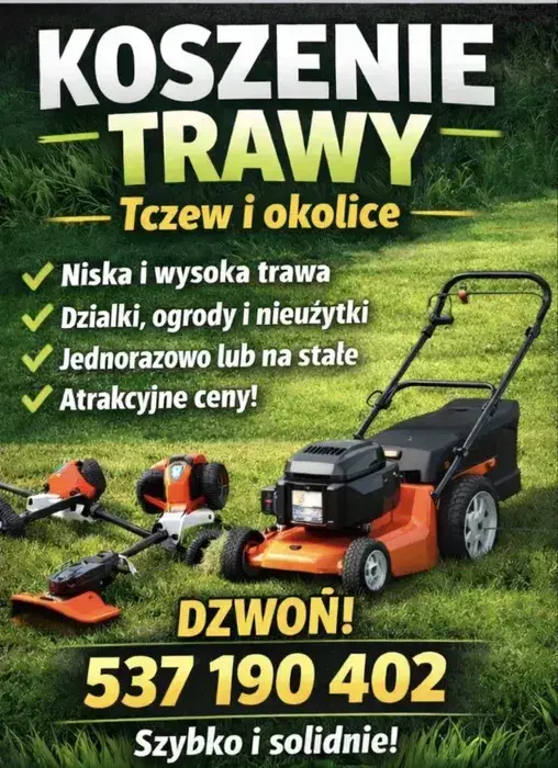 Koszenie trawy – Tczew i okolice