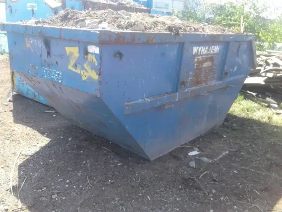 wywóz gruzu kontenery na gruz sprzątanie wyburzenia wynajem kontener