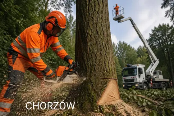 Wycinka i podpinka drzew, Tuj, czyszczenie dzialek, Koszenie trawy, Us