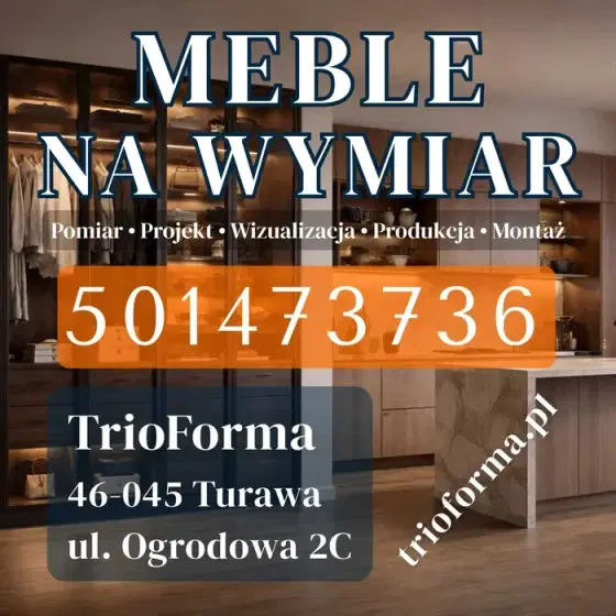 Kuchnia Szafa Regał Biurko Parapet / Meble na wymiar | Turawa / Opole
