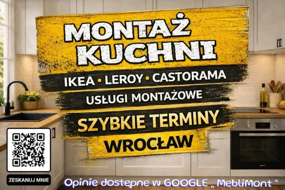 Montaż mebli kuchennych IKEA/Leroy/Castorama | Montaż kuchni od A do Z