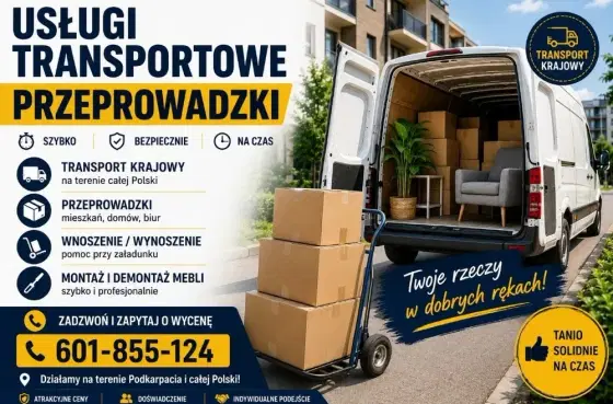 Usługi Transportowe • Przeprowadzki • Transport Krajowy