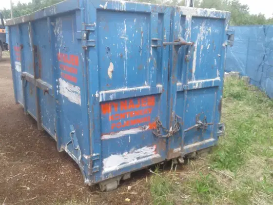 kontener na gruz wywóz odpadów mieszanych gruzu odbiór bigbag kontyner