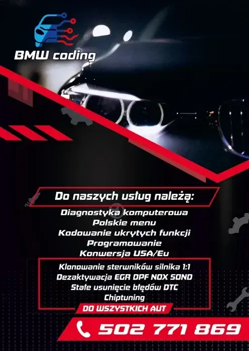 BMW Diagnostyka Kodowanie Programowanie Chiptuning