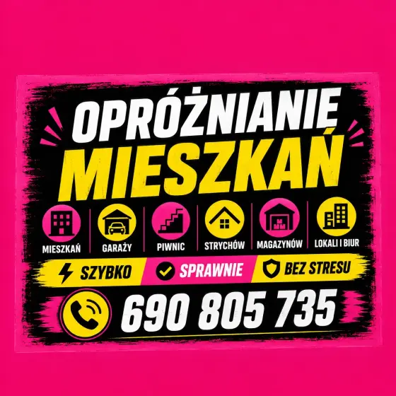 Opróżnianie mieszkań Dzierżoniów | Wywóz mebli | Piwnice | Garaże